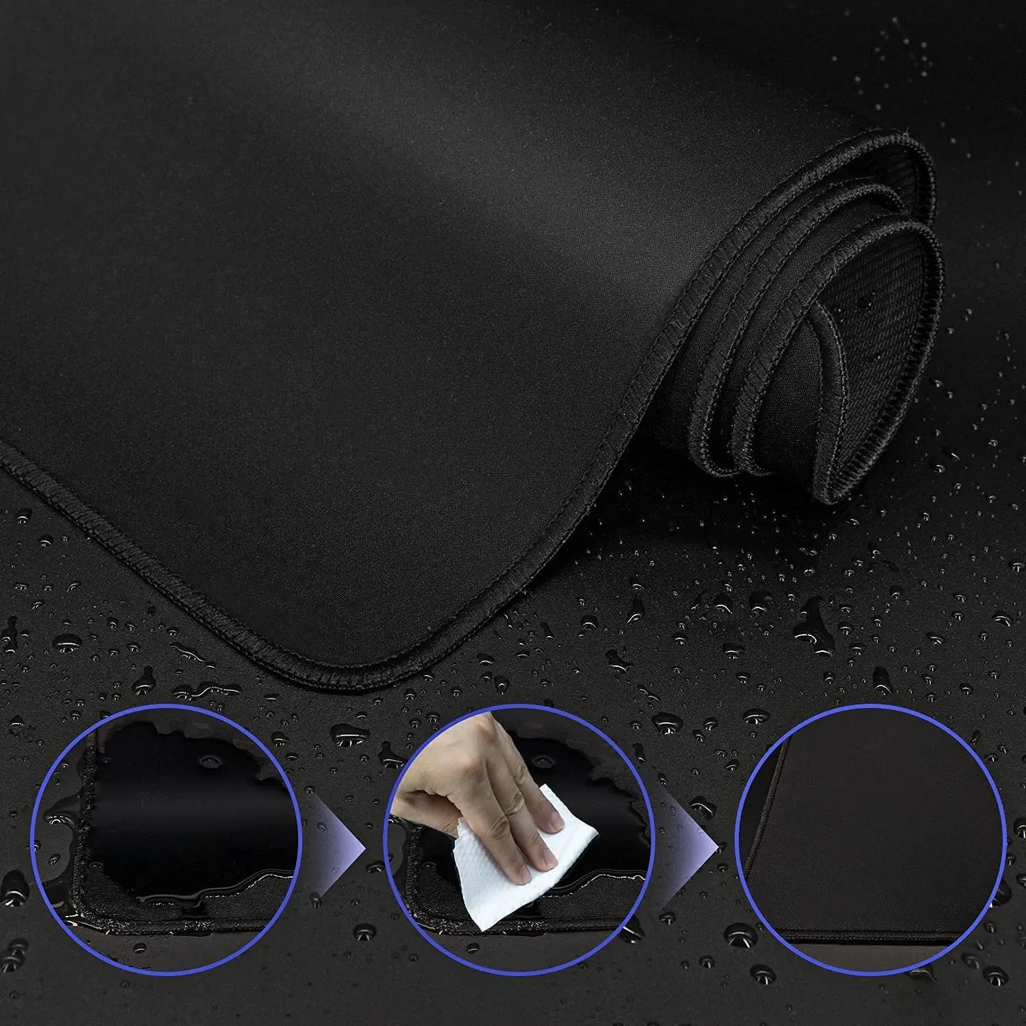 XXL Black Mouse Pad Gaming Mousepad Large Mouse Pad Gamer Mause Carpet PC Desk Mat Keyboard Pad Computer Mouse Pad