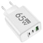 GaN Fast Charging 65W USB Type C Charger PD 3.0 Quick Charge Wall For Phone Adapter For iPhone 15 Xiaomi Huawei Samsung Oneplus