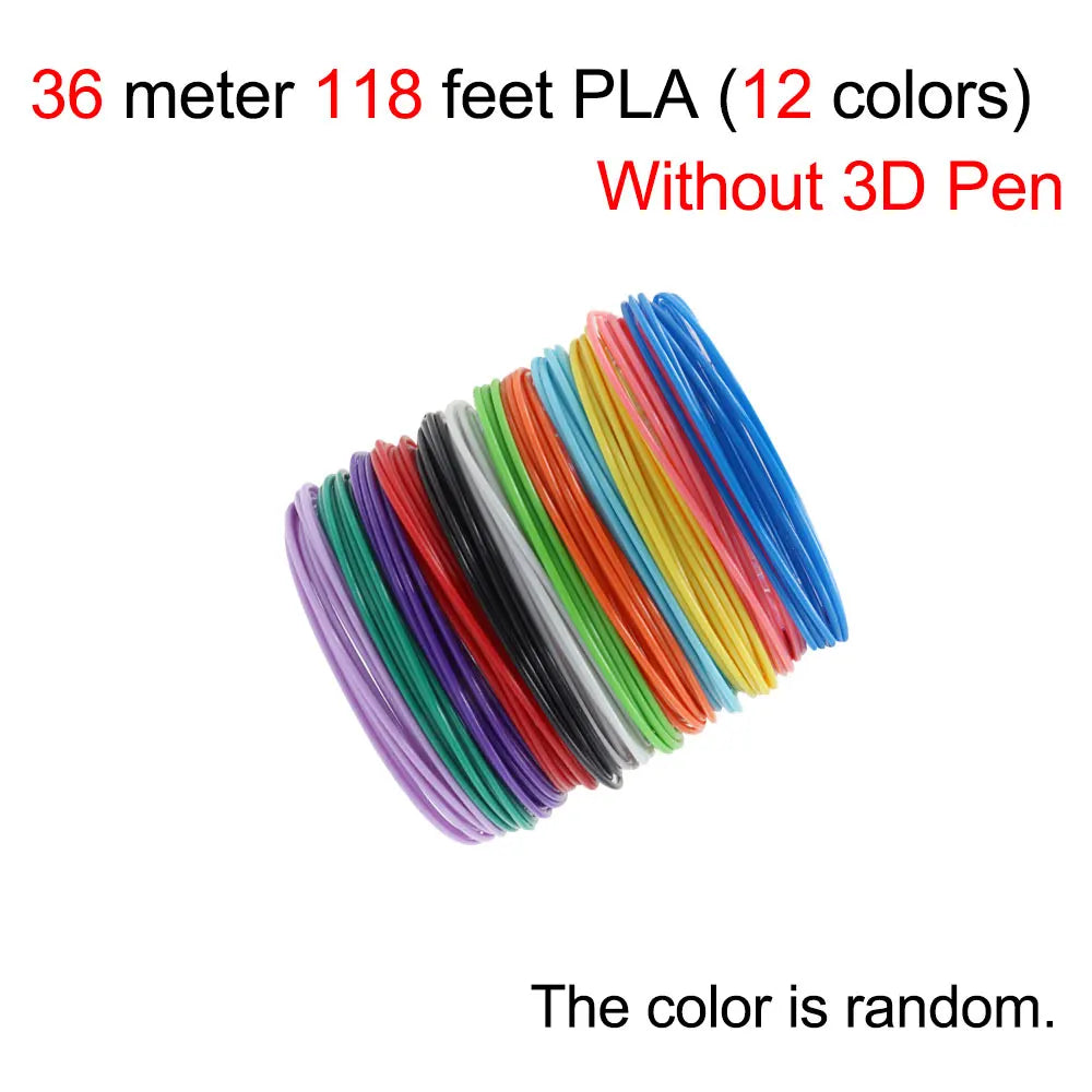 Kids 3D Printing Pen LCD Display Gel Art Craft Printer PLA/ABS Filament 3D Drawing Printing Pen for Kids/Adults Creative Drawing